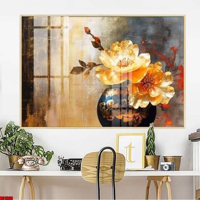 Ảnh gốc File gốc in bộ tranh decor treo tường đẹp hoa 5d DC1668 (siêu chi tiết) để in ấn