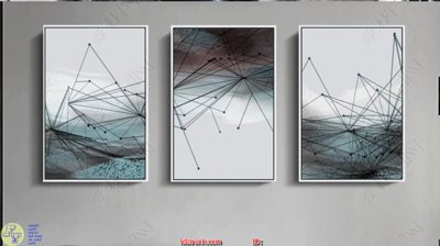 File tranh gốc Tranh treo hiện đại DC168 (bản quyền) độc đáo