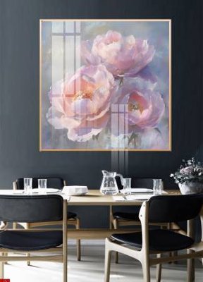 File gốc in ấn File gốc in bộ tranh decor treo tường đẹp hoa 5d DC1743 chuẩn màu CMYK