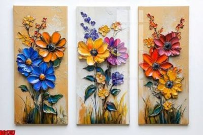 File in trần File gốc in bộ tranh decor treo tường đẹp hoa 5d DC1757 (bản gốc) bầu trời