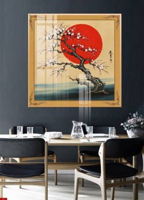 File tranh PSD File gốc in bộ tranh decor treo tường đẹp hoa 5d DC1786 chất lượng cao