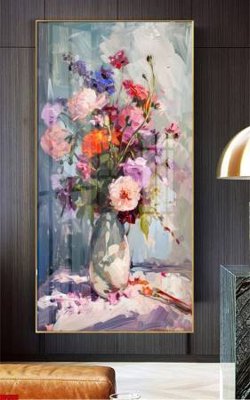 File tranh gốc File gốc in bộ tranh decor treo tường đẹp hoa 5d DC1796 (sắc nét từng chi tiết)