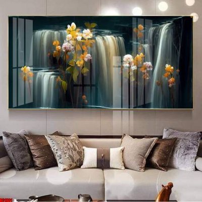 File tranh gốc File gốc in bộ tranh decor treo tường đẹp hoa 5d DC1801 chủ đề hiện đại