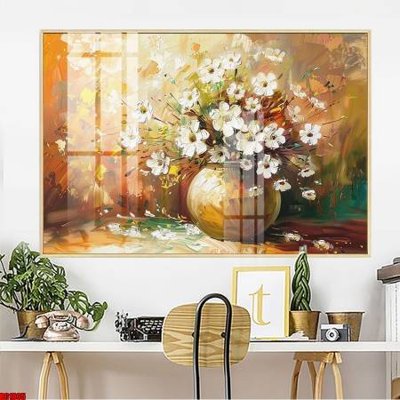 File tranh File gốc in bộ tranh decor treo tường đẹp hoa 5d DC1805 (gốc) chủ đề trừu tượng