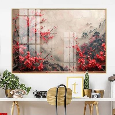 Download file gốc File gốc in bộ tranh decor treo tường đẹp hoa 5d DC1840 (in lụa) nghệ thuật