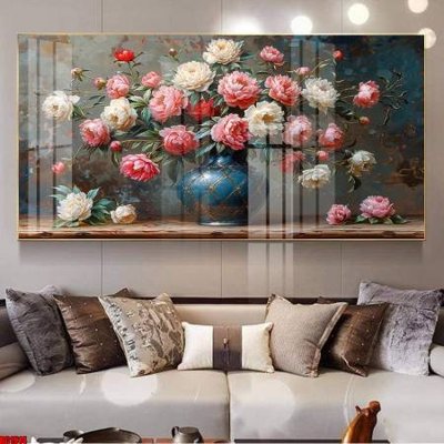 File gốc File gốc in bộ tranh decor treo tường đẹp hoa 5d DC1914 (in mica) làm quà tặng