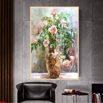 File ảnh File gốc in bộ tranh decor treo tường đẹp hoa 5d DC1929 (gốc) in poster