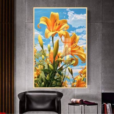 Ảnh gốc File gốc in bộ tranh decor treo tường đẹp hoa 5d DC1988 (siêu chi tiết) để in ấn