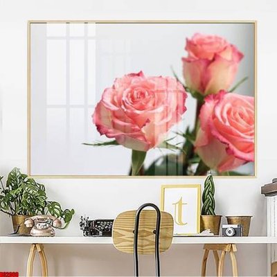 File ảnh File gốc in bộ tranh decor treo tường đẹp hoa 5d DC2000 (gốc) in PP, decal