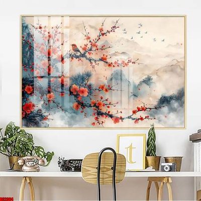 File in ấn File gốc in bộ tranh decor treo tường đẹp hoa 5d DC2004 (bản gốc) từ file gốc