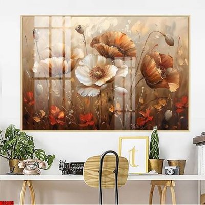 File PSD File gốc in bộ tranh decor treo tường đẹp hoa 5d DC2005 (bản gốc) chất lượng nhất