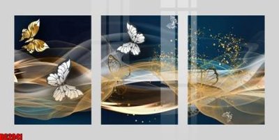 File gốc File gốc in bộ tranh decor treo tường đẹp hoa 5d DC2041 (thiết kế) độc quyền