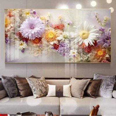 Tải về hình ảnh gốc File gốc in bộ tranh decor treo tường đẹp hoa 5d DC2074 sắc nét