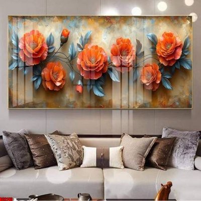 Tải file File gốc in bộ tranh decor treo tường đẹp hoa 5d DC2146 (gốc) làm tranh trang trí