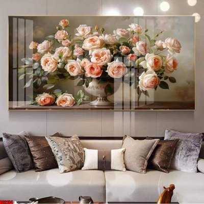 Cung cấp file tranh gốc File gốc in bộ tranh decor treo tường đẹp hoa 5d DC2184 độc quyền