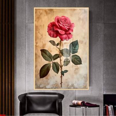 File ảnh File gốc in bộ tranh decor treo tường đẹp hoa 5d DC2242 (gốc) in standee