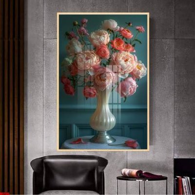 File tranh quảng cáo File gốc in bộ tranh decor treo tường đẹp hoa 5d DC2243 (file gốc) chuyên nghiệp