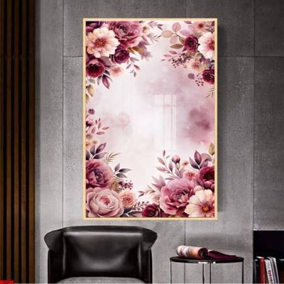 File gốc File gốc in bộ tranh decor treo tường đẹp hoa 5d DC2248 (in mica) làm quà tặng