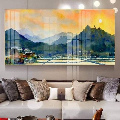 File tranh File gốc in bộ tranh decor treo tường đẹp hoa 5d DC2254 (bản gốc) in canvas