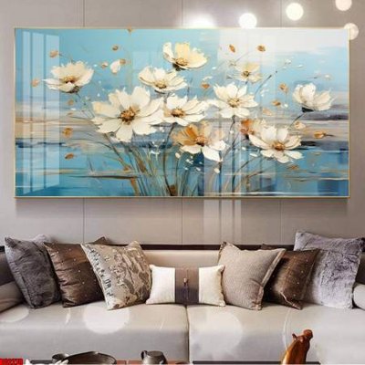 File tranh in trần 3D File gốc in bộ tranh decor treo tường đẹp hoa 5d DC2278 (ảnh gốc)