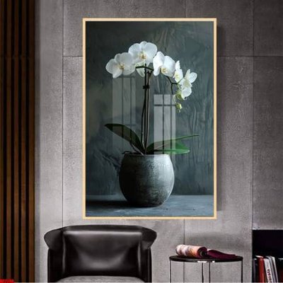 File tranh trang trí File gốc in bộ tranh decor treo tường đẹp hoa 5d DC2299 (tải file gốc)