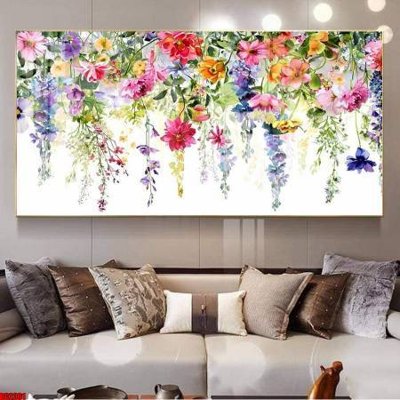 File gốc File gốc in bộ tranh decor treo tường đẹp hoa 5d DC2301 (phong cách) tối giản