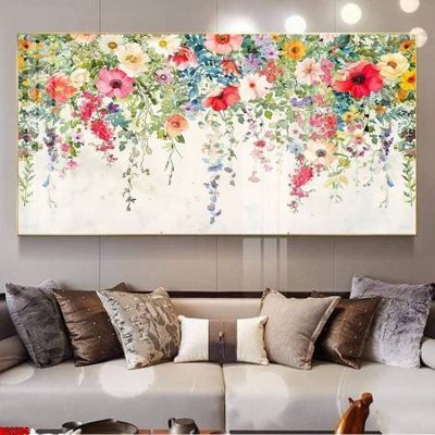 File ảnh File gốc in bộ tranh decor treo tường đẹp hoa 5d DC2304 (gốc) cho trang trí nhà hàng