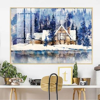 File gốc File gốc in bộ tranh decor treo tường đẹp hoa 5d DC2534 (trang trí) phòng ngủ