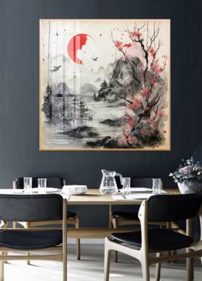 File PSD File gốc in bộ tranh decor treo tường đẹp hoa 5d DC2588 (bản gốc) đã tách nền