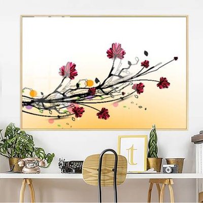 File in trần File gốc in bộ tranh decor treo tường đẹp hoa 5d DC2595 (bản gốc) phong cảnh