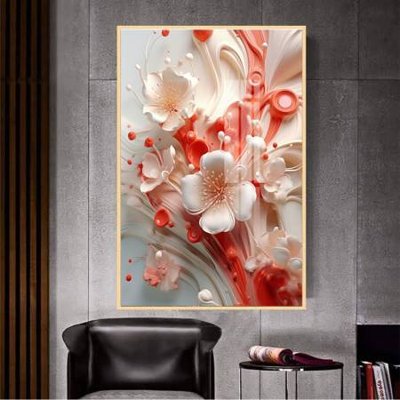 Download file File gốc in bộ tranh decor treo tường đẹp hoa 5d DC2650 (gốc) cho xưởng in
