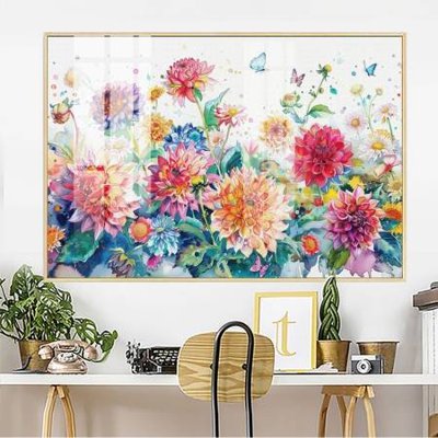 Tải file File gốc in bộ tranh decor treo tường đẹp hoa 5d DC2723 (gốc) chủ đề hoa sen