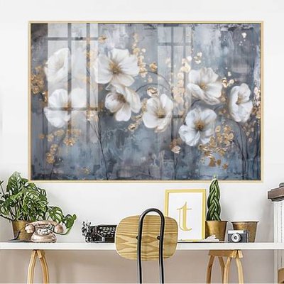 File gốc File gốc in bộ tranh decor treo tường đẹp hoa 5d DC2816 (in ấn) màu sắc trung thực