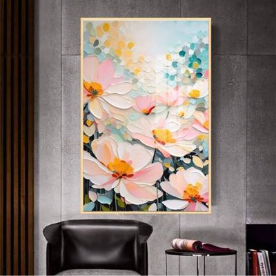 Mua file tranh gốc File gốc in bộ tranh decor treo tường đẹp hoa 5d DC2862 tại Filetranh.com