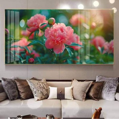 File tranh File gốc in bộ tranh decor treo tường đẹp hoa 5d DC2869 (ảnh gốc) in trần nhà