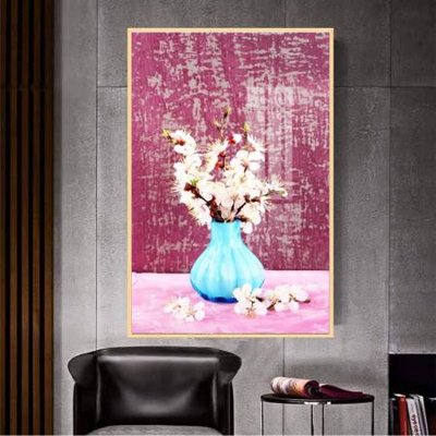 File tranh File gốc in bộ tranh decor treo tường đẹp hoa 5d DC2890 (bản gốc) treo tường