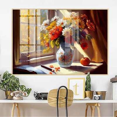 File gốc File gốc in bộ tranh decor treo tường đẹp hoa 5d DC3038 (bản quyền) cho in ấn