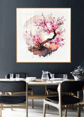 File tranh File gốc in bộ tranh decor treo tường đẹp hoa 5d DC3102 (ảnh gốc) in trần xuyên sáng