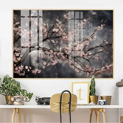 File gốc File gốc in bộ tranh decor treo tường đẹp hoa 5d DC3108 (trang trí) phòng làm việc