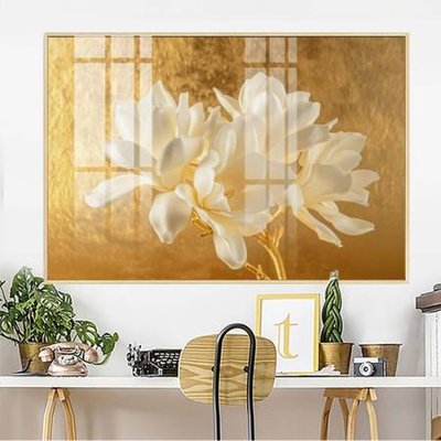 Hình ảnh file gốc File gốc in bộ tranh decor treo tường đẹp hoa 5d DC3159 (chất lượng cao)