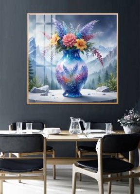 File tranh trang trí File gốc in bộ tranh decor treo tường đẹp hoa 5d DC3215 (file gốc)