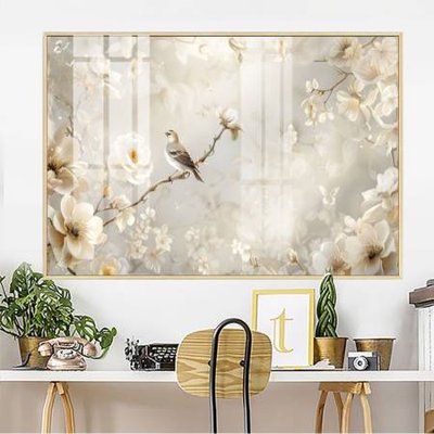 File in trần File gốc in bộ tranh decor treo tường đẹp hoa 5d DC3287 (file gốc) phong thủy