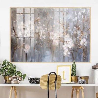 File gốc File gốc in bộ tranh decor treo tường đẹp hoa 5d DC3325 (in lụa) trang trí tường