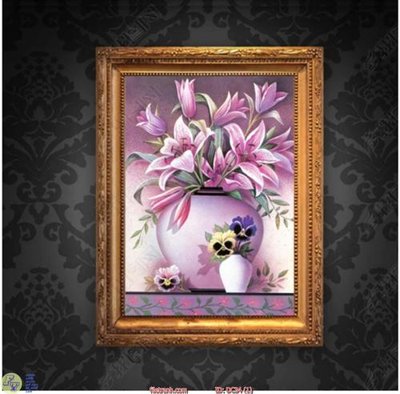File gốc Tranh bình hoa DC34 (trang trí) cho phòng khách