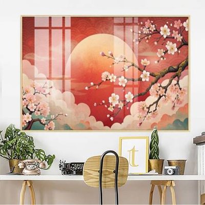 File in mica File gốc in bộ tranh decor treo tường đẹp hoa 5d DC3528 (bản gốc) sắc sảo