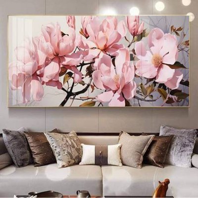 File gốc File gốc in bộ tranh decor treo tường đẹp hoa 5d DC3568 (in lụa) chi tiết cao