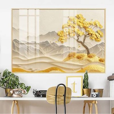 File tranh File gốc in bộ tranh decor treo tường đẹp hoa 5d DC3652 (bản gốc) in lụa 5D
