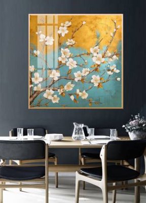 File gốc File gốc in bộ tranh decor treo tường đẹp hoa 5d DC3731 (in tráng gương) ốp tường