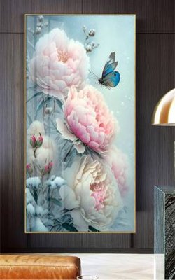 File in trần File gốc in bộ tranh decor treo tường đẹp hoa 5d DC3832 (bản gốc) mây trời