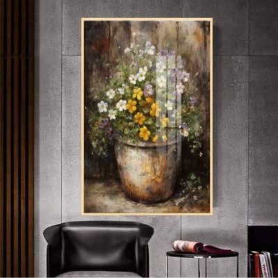 Download file File gốc in bộ tranh decor treo tường đẹp hoa 5d DC3835 (chuẩn in) chất lượng cao